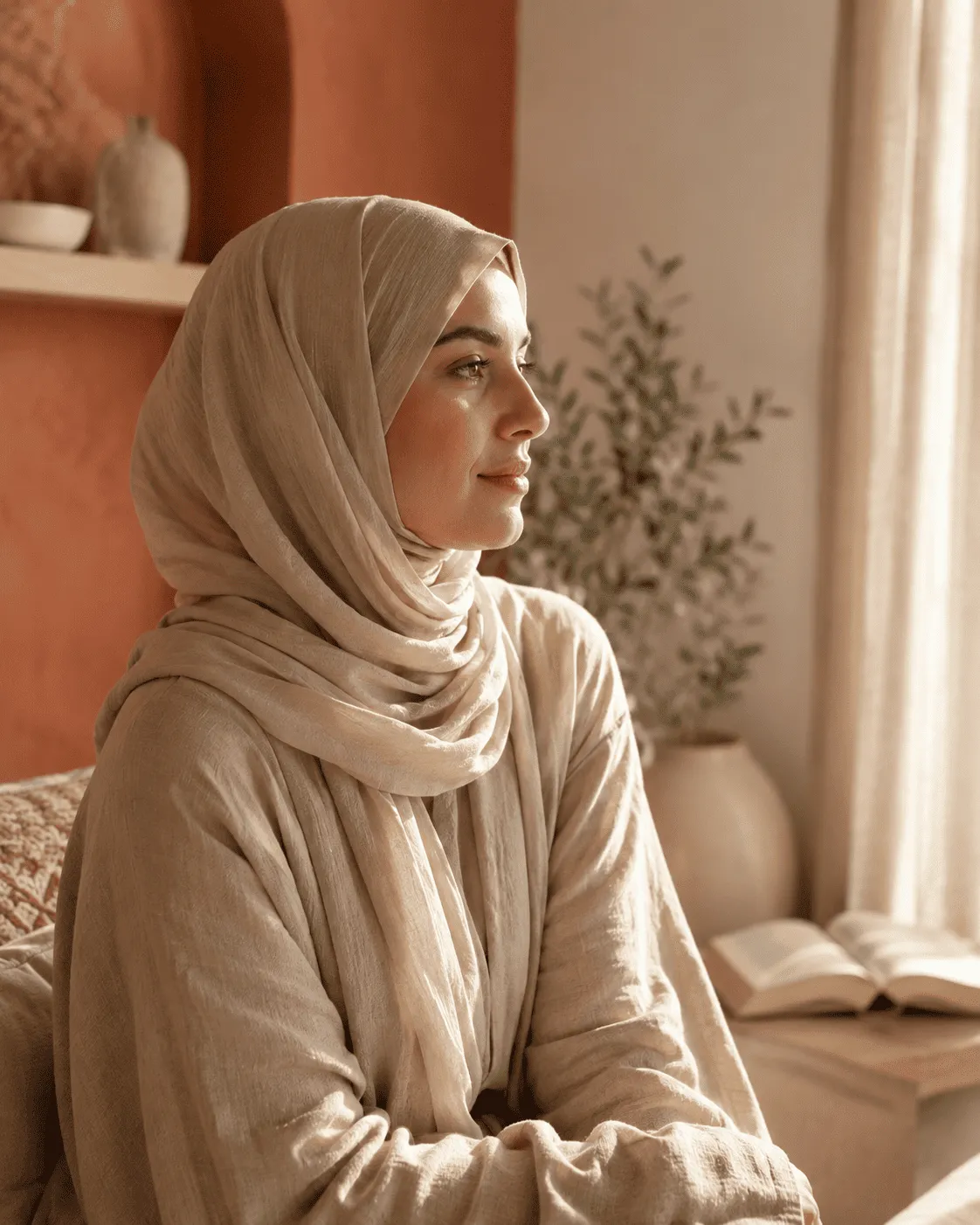Femme inspirante qui sort du chagrin — accompagnement Nesma Bentahar