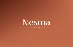 Carte de visite Nesma Thérapeute — face logo